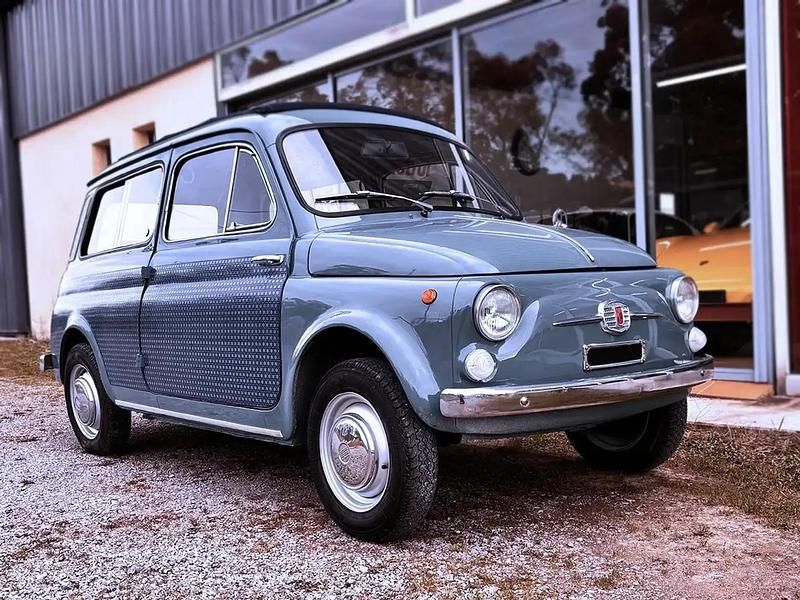 Bleu Occasion 1967 Fiat 500 Break | 28 600 € - Image 1/4