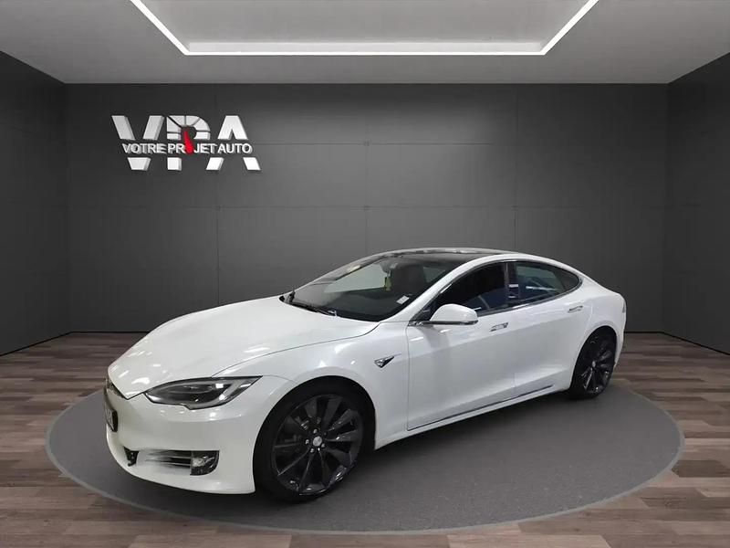 Blanc Occasion 2018 Tesla Model S Standard Range Citadine | 25 659 € - Image 1/4