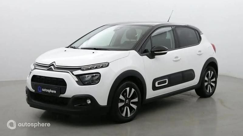 Blanc banquise (o) Utilisé 2023 Citroën C3 PureTech Citadine | 11 999 € (Bon prix) - Image 1/4