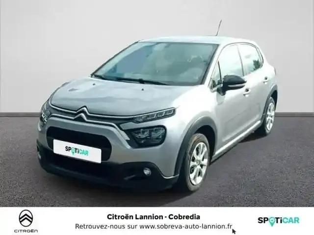 Gris Utilisé 2022 Citroën C3 Feel Citadine | 11 690 € (Bon prix) - Image 1/4