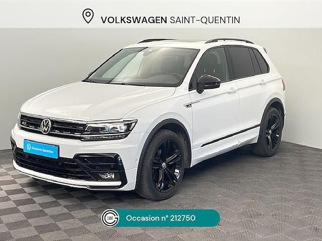 Blanc Utilisé 2020 VW Tiguan R-line SUV | 33 990 € (Prix assez cher) - Image 1/4