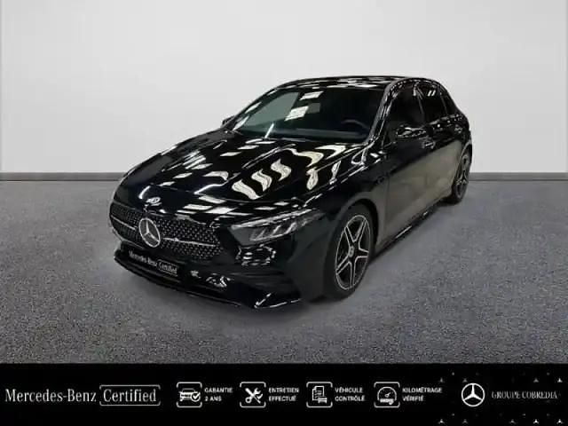 Noir cosmos métallisé Occasion 2025 Mercedes A180 AMG line Berline | 37 890 € - Image 1/4
