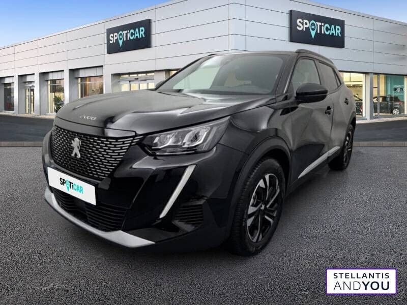 Noir Utilisé 2022 Peugeot 2008 Allure SUV | 17 290 € (Prix juste) - Image 1/4