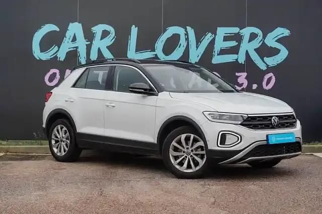 Occasion VW T-Roc 2022 Blanc pur toit noir uni SUV