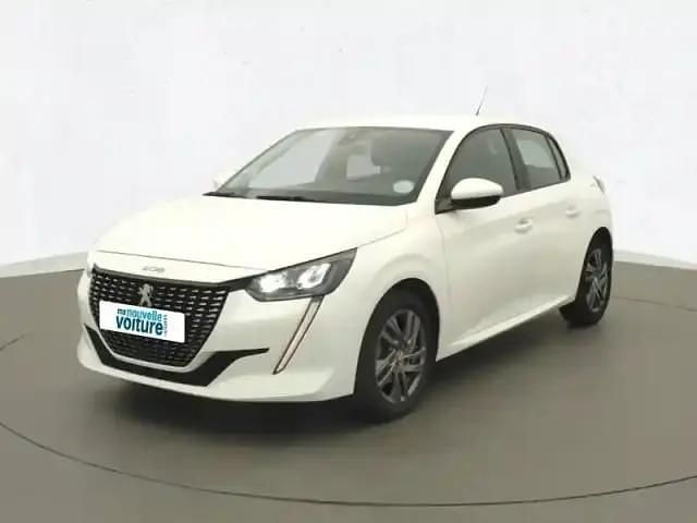Blanc Utilisé 2021 Peugeot 208 Business-Line Citadine | 11 490 € (Prix juste) - Image 1/4