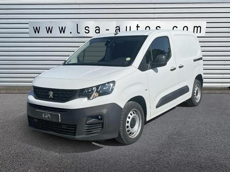 Blanc Utilisé 2020 Peugeot Partner Premium Monospace | 14 980 € (Prix juste) - Image 1/4