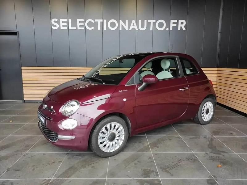 Violet Utilisé 2021 Fiat 500 Dolcevita Berline | 14 990 € (Prix cher) - Image 1/4