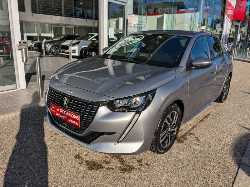 Gris Utilisé 2021 Peugeot 208 Allure Citadine | 14 890 € (Prix juste) - Image 1/4