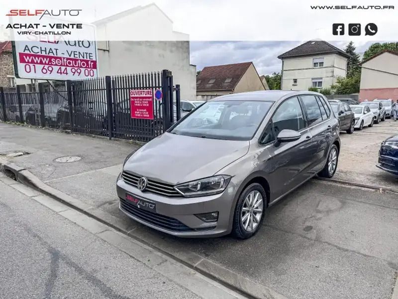 Gris Utilisé 2016 VW Golf Sportsvan LOUNGE Monospace | 8 880 € (Bon prix) - Image 1/4