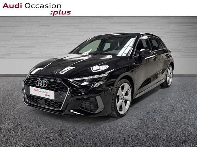Noir mythic métallisé Utilisé 2021 Audi A3 Sportback e-tron S-Line Berline | 27 495 € (Prix juste) - Image 1/4