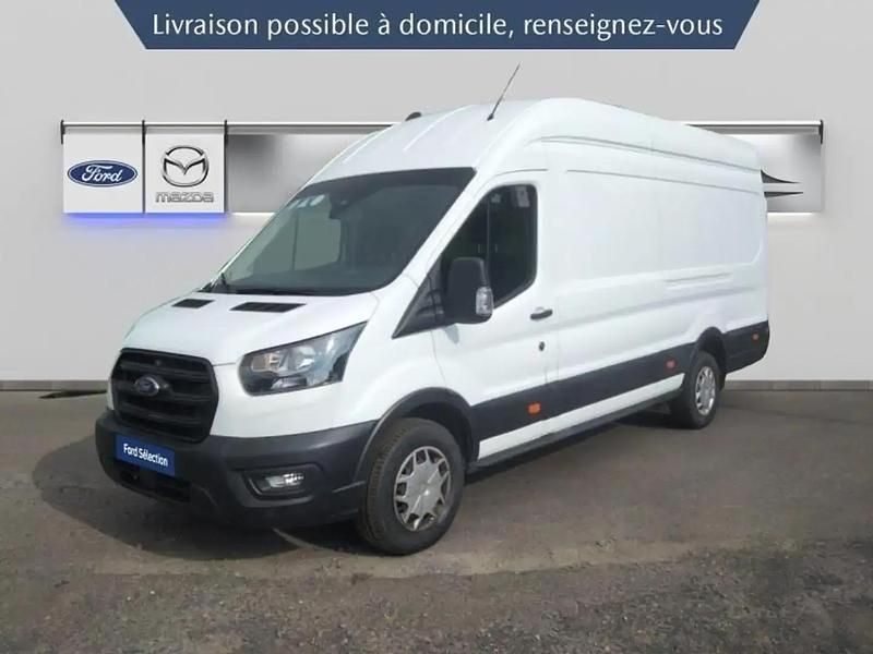 Blanc Occasion 2022 Ford Transit Business Edition Van | 19 900 € (Bon prix) - Image 1/4