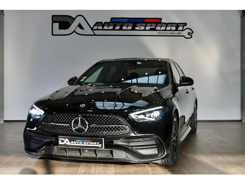Noir Occasion 2022 Mercedes C220 AMG line Berline | 37 490 € (Prix juste) - Image 1/4