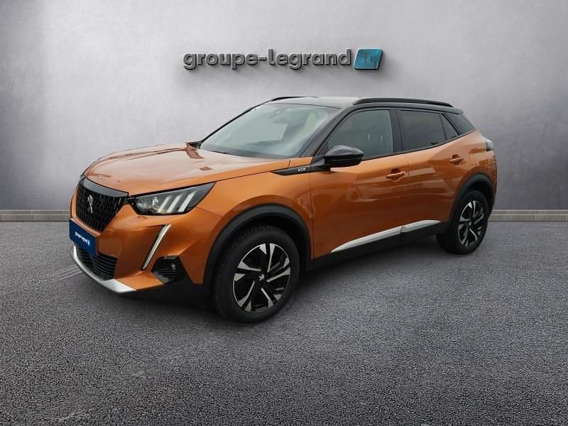 Orange Utilisé 2021 Peugeot 2008 GT SUV | 16 480 € (Prix juste) - Image 1/4