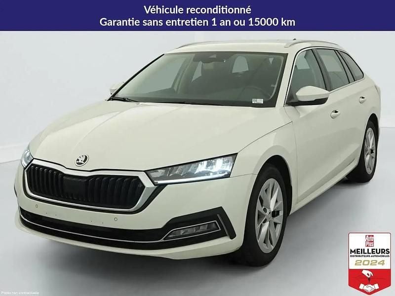 Blanc Occasion 2022 Skoda Octavia Ambition Break | 26 674 € (Prix assez cher) - Image 1/4