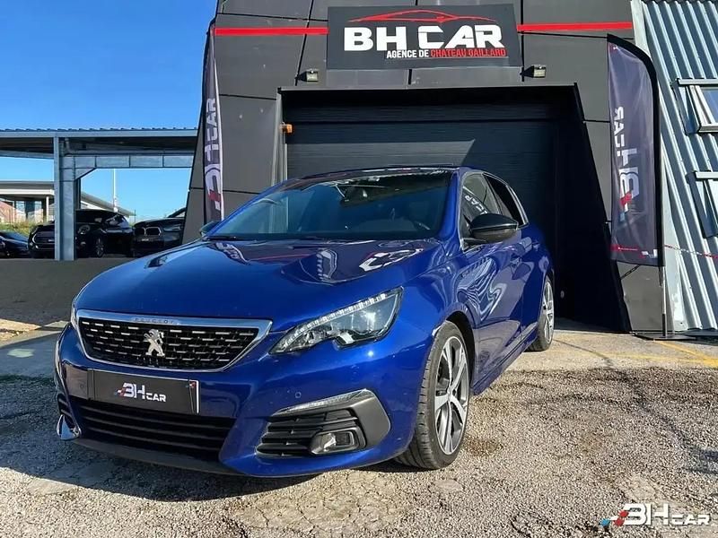 Bleu Occasion 2018 Peugeot 308 GT Berline | 16 490 € (Super prix) - Image 1/4