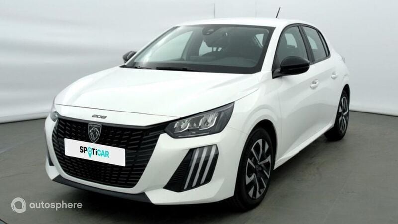 Blanc Occasion 2024 Peugeot 208 Active Citadine | 13 280 € (Bon prix) - Image 1/4