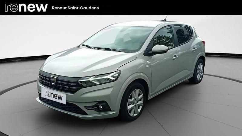 Gris Utilisé 2022 Dacia Sandero Comfort Citadine | 12 590 € (Bon prix) - Image 1/4