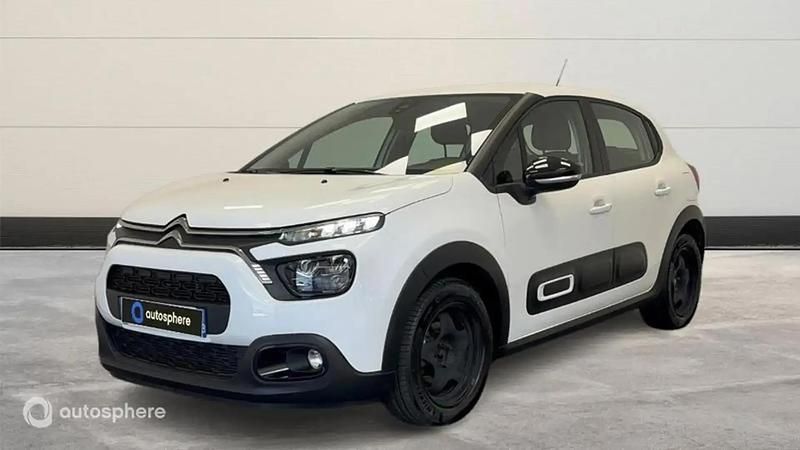 Jaune Utilisé 2022 Citroën C3 PureTech Citadine | 10 399 € (Prix juste) - Image 1/4
