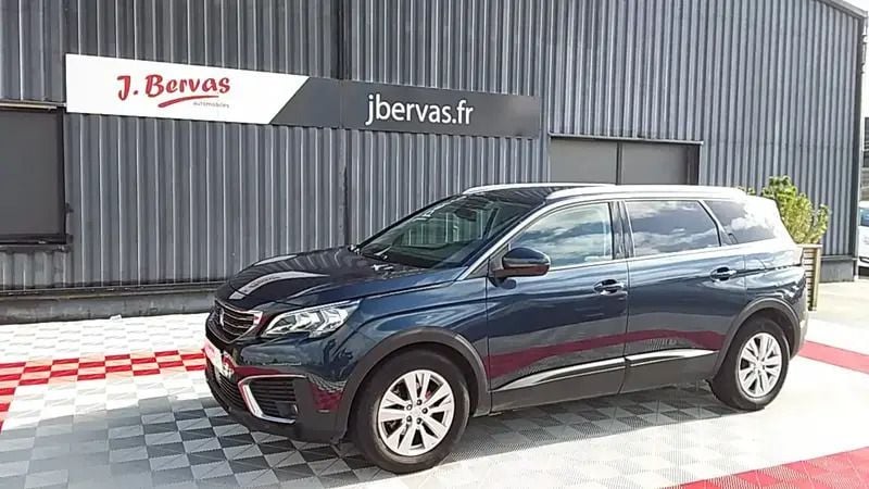 Bleue Utilisé 2017 Peugeot 5008 Active Monospace | 21 590 € (Prix cher) - Image 1/4