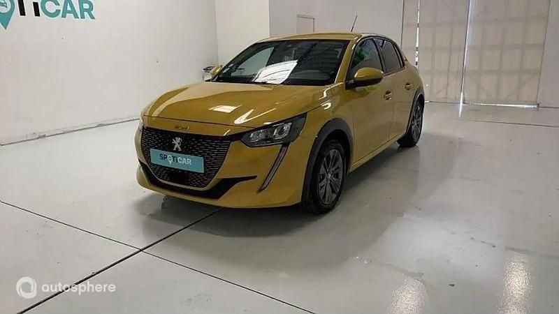 Jaune Utilisé 2021 Peugeot e-208 Style Citadine | 13 499 € (Bon prix) - Image 1/4