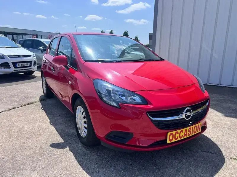 Rouge Utilisé 2015 Opel Corsa Citadine | 5 900 € (Prix juste) - Image 1/4