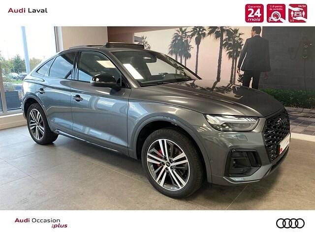 Gris daytona nacré Occasion 2024 Audi Q5 Sportback S-Line SUV | 64 890 € (Prix assez cher) - Image 1/4