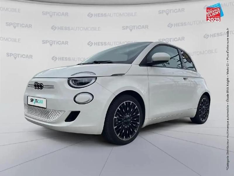 Blanc Utilisé 2022 Fiat 500e Citadine | 18 499 € (Prix assez cher) - Image 1/4