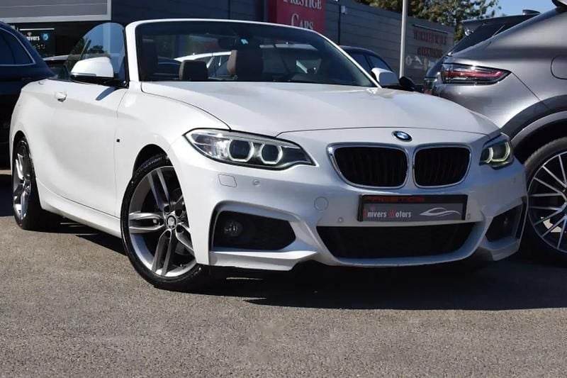 Blanc Utilisé 2017 BMW 220 M Sport Cabriolet | 17 900 € (Prix juste) - Image 1/4