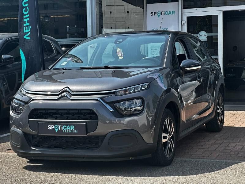 Gris Utilisé 2021 Citroën C3 PureTech Citadine | 9 989 € (Bon prix) - Image 1/4