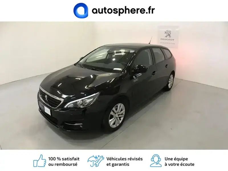 Noir Utilisé 2019 Peugeot 308 Active Break | 20 780 € (Prix assez cher) - Image 1/4