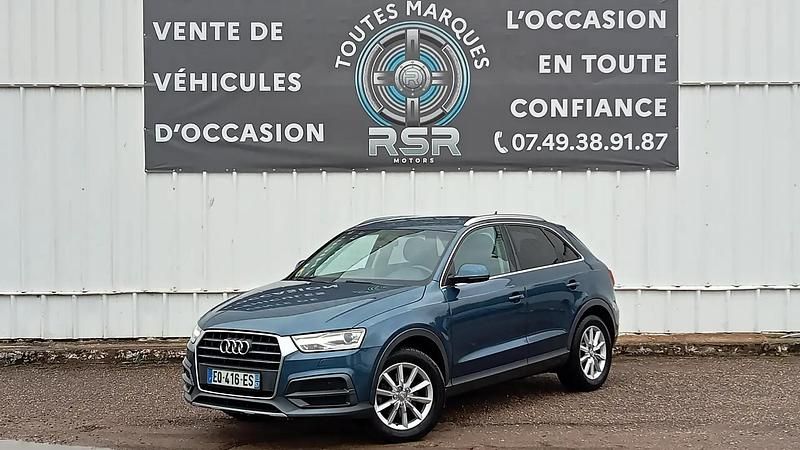 Bleu Occasion 2017 Audi Q3 Ambiente SUV | 13 990 € (Prix juste) - Image 1/4