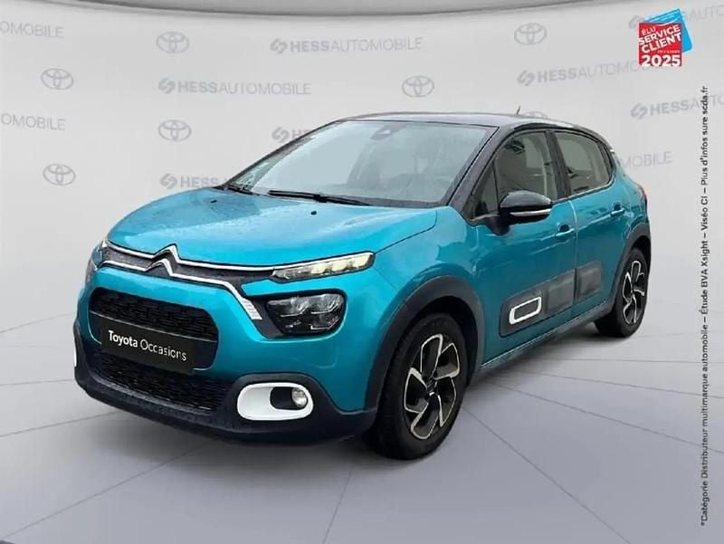 Bleu Utilisé 2020 Citroën C3 Shine Citadine | 11 499 € (Prix juste) - Image 1/4