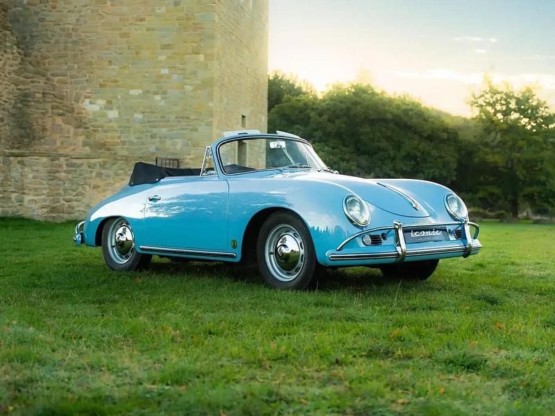 Bleu Occasion 1959 Porsche 356 Cabriolet | 199 900 € - Image 1/4