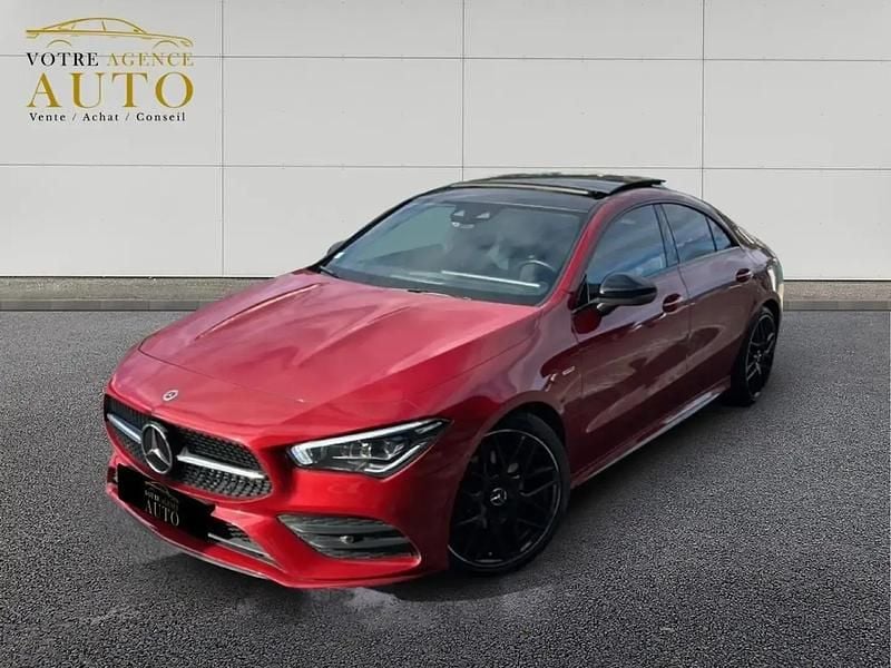 Occasion Mercedes CLA200 AMG line 163 ch (119 kW) 2021 Rouge Berline