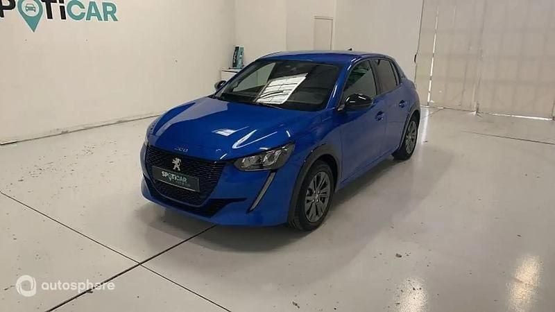 Peinture metallisee nacre bleu vert Utilisé 2023 Peugeot e-208 Style Citadine | 17 499 € (Bon prix) - Image 1/4