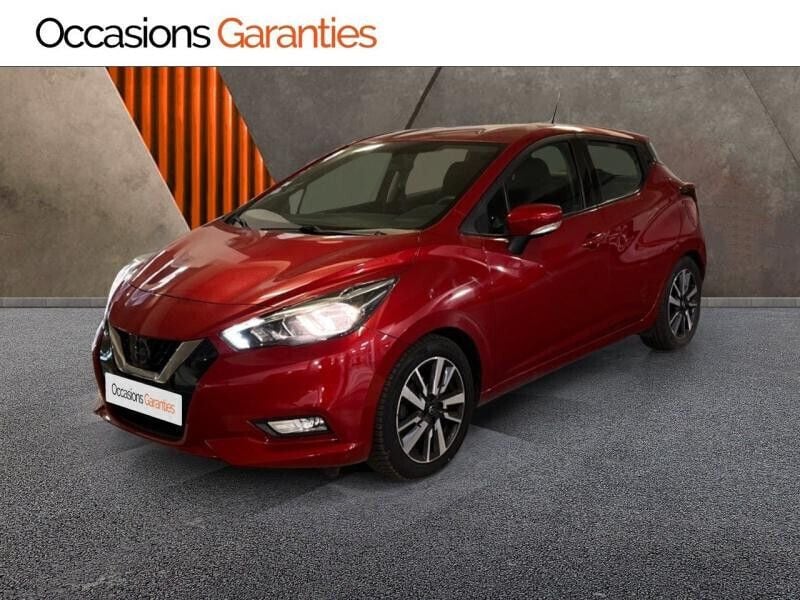 Rouge Utilisé 2019 Nissan Micra N-Connecta Citadine | 10 490 € (Super prix) - Image 1/4