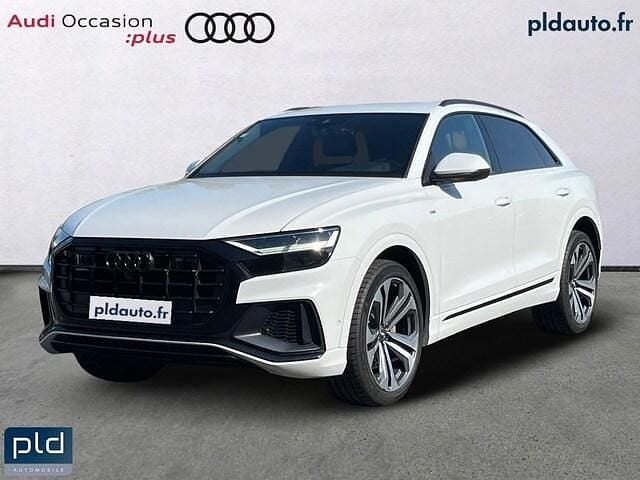 Occasion Audi Q8 S-Line 286 ch (210 kW) 2020 Blanc glacier métallisé SUV