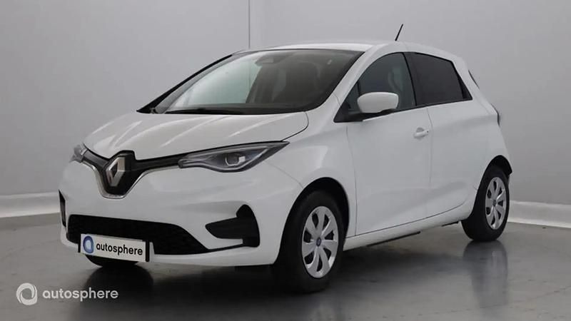 Blanc Utilisé 2020 Renault Zoe Business Citadine | 8 999 € (Super prix) - Image 1/4