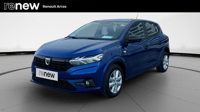 Bleu Utilisé 2021 Dacia Sandero Essentiel Citadine | 9 899 € (Prix juste) - Image 1/4