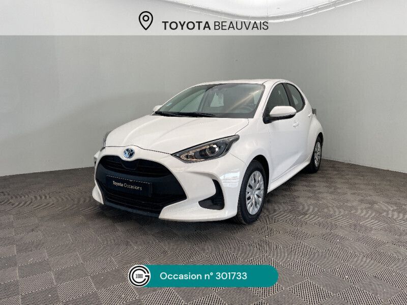 Blanc Utilisé 2022 Toyota Yaris Hybrid Citadine | 18 490 € (Super prix) - Image 1/4