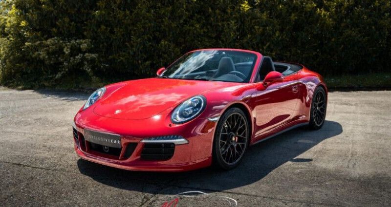 Rouge Utilisé 2015 Porsche 911 Carrera 4 GTS Cabriolet | 124 991 € (Prix assez cher) - Image 1/4