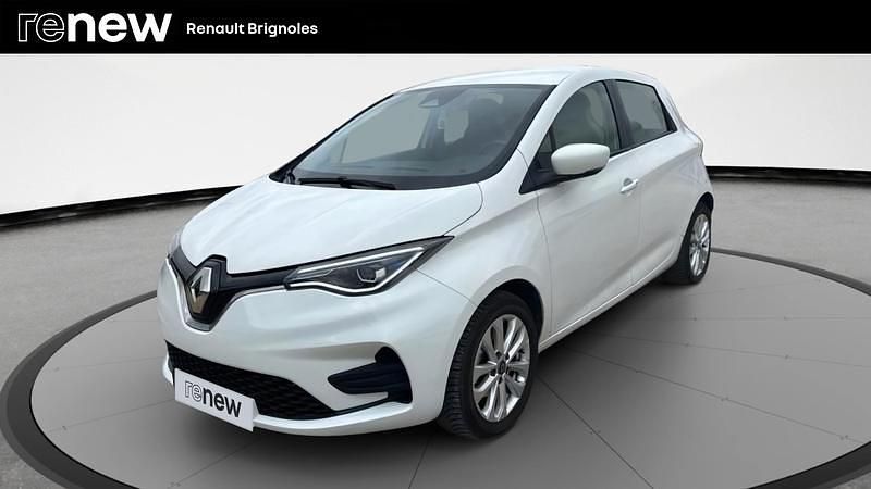 Blanc Occasion 2020 Renault Zoe Zen Citadine | 10 980 € (Prix juste) - Image 1/4