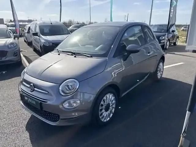 Gris Utilisé 2020 Fiat 500 Lounge Citadine | 10 999 € (Prix juste) - Image 1/4