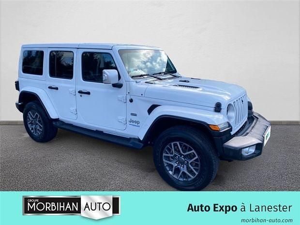 Blanc Utilisé 2021 Jeep Wrangler Overland SUV | 54 990 € (Prix assez cher) - Image 1/4
