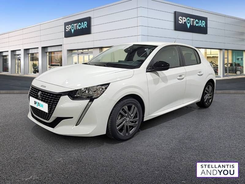 Blanc Utilisé 2022 Peugeot 208 Active Citadine | 11 480 € (Bon prix) - Image 1/3