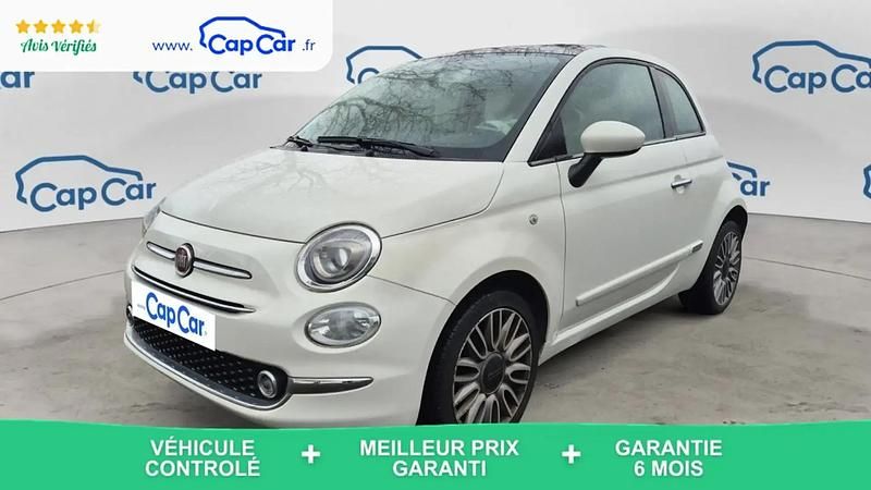 Beige Occasion 2018 Fiat 500 Lounge Citadine | 9 390 € (Super prix) - Image 1/4