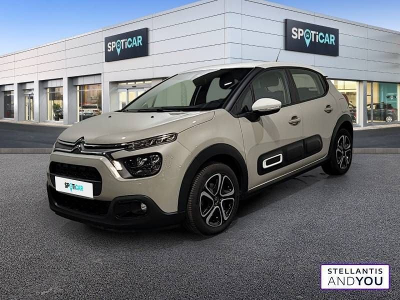 Beige Utilisé 2022 Citroën C3 PureTech Citadine | 11 990 € (Prix juste) - Image 1/3
