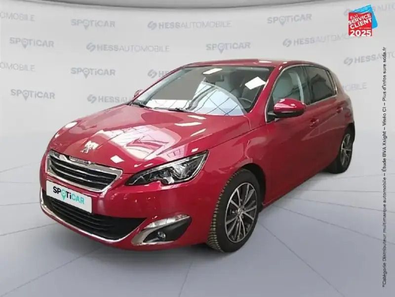 Rouge Utilisé 2016 Peugeot 308 Allure Berline | 11 999 € (Bon prix) - Image 1/4