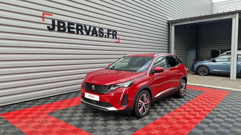 Rouge Utilisé 2021 Peugeot 3008 Allure SUV | 19 990 € (Prix juste) - Image 1/4