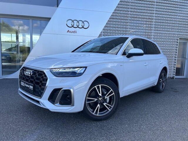 Blanc glacier métallisé Utilisé 2024 Audi Q5 S-Line SUV | 59 990 € (Prix assez cher) - Image 1/4